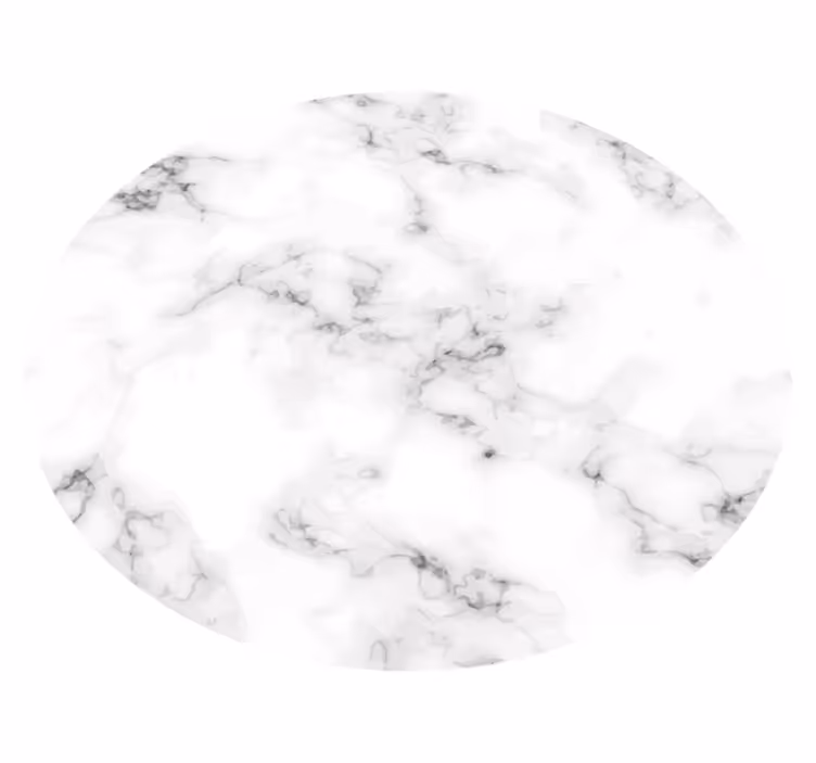 Mramorový kruh minimálny vinyl koberec - Tenstickers