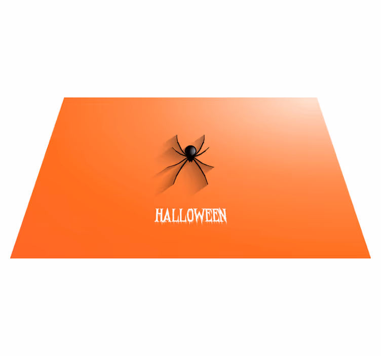 vinylový koberec halloween halloweenský pavúk - Tenstickers