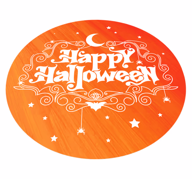 vinylový koberec halloween obežník halloweenskej slávnosti - Tenstickers