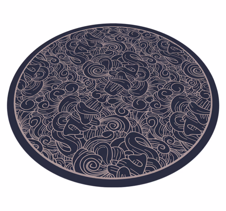 vinylový koberec mandala motív vírenia mandaly - Tenstickers