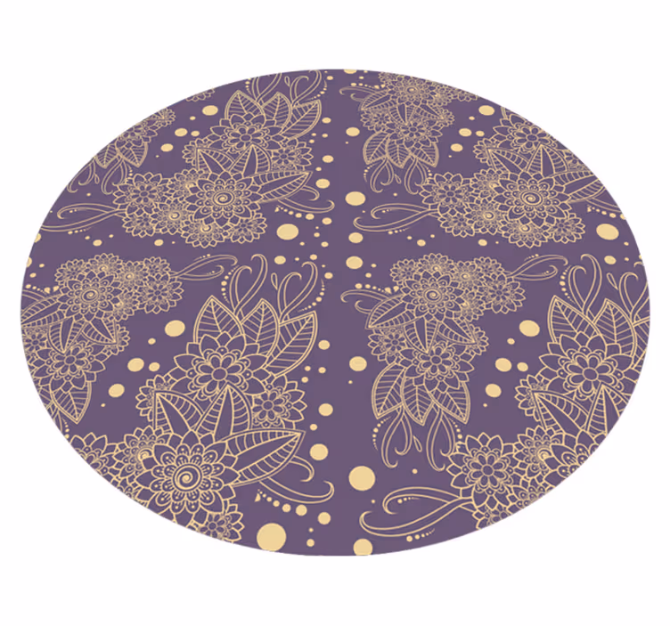 vinylový koberec mandala elegancia motívu mandaly - Tenstickers