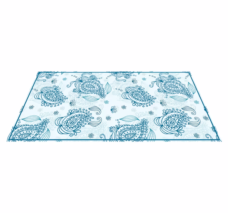 vinylový koberec mandala mandala paisley harmónia - Tenstickers