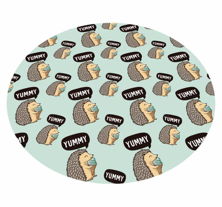 detský vinylový koberec ježko potešenie - Tenstickers