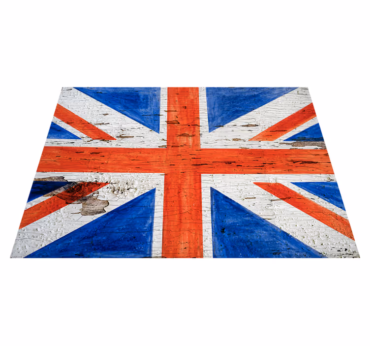 Mestský štýl vlajka uk moderný vinylový koberec - Tenstickers