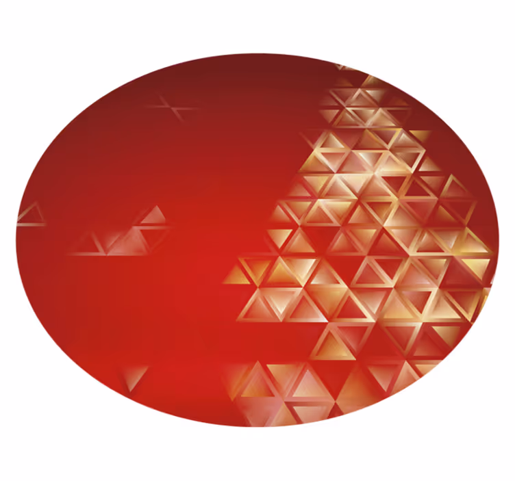 Vinylový koberec s geometrickými tvarmi ombre guľa - Tenstickers