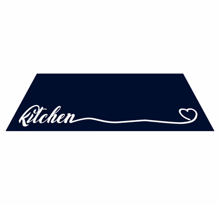 Vinylový koberec na mieru s textom - Tenstickers