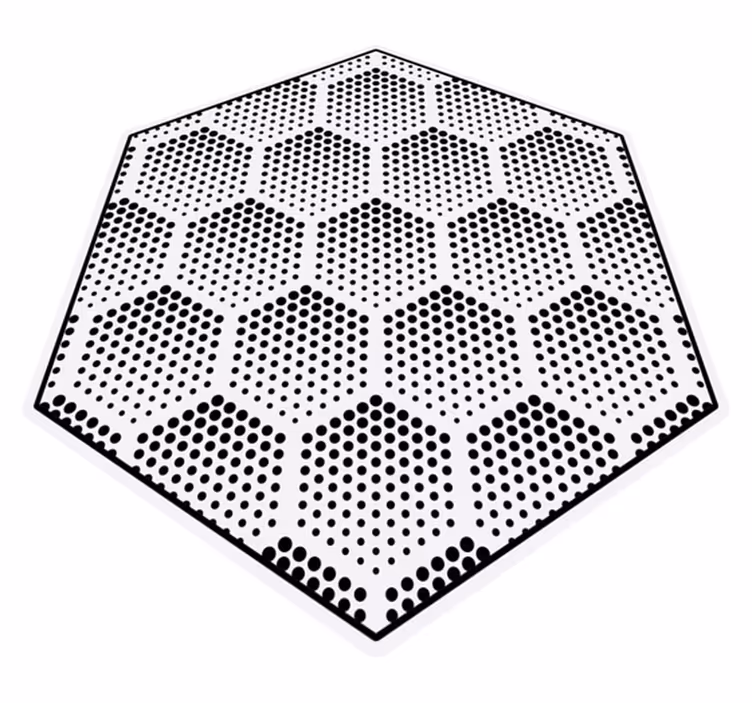 Bodové obrazce geometrické koberce - Tenstickers