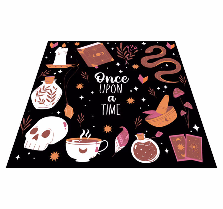 rôzne vinylové koberce pre deti rozprávkový čas - Tenstickers