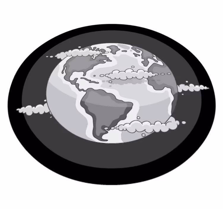Vinylový koberec s mapou sveta - Tenstickers