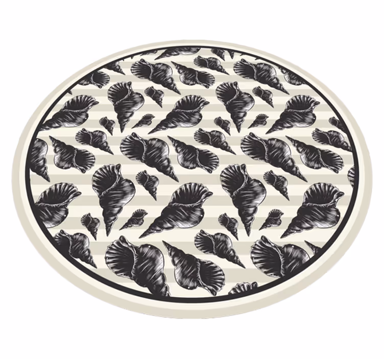 vinylový koberec s kvetmi botanický motív listov - Tenstickers
