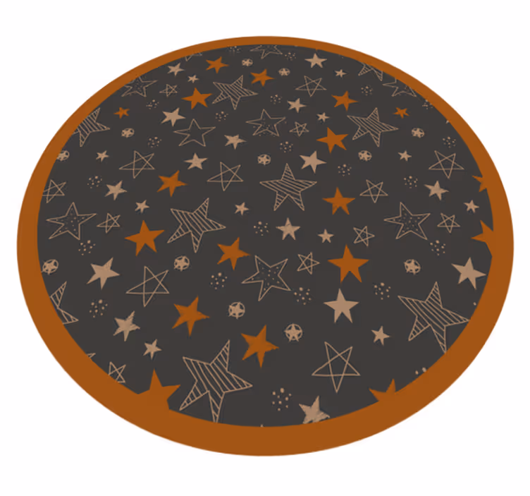 hviezdy vinylový koberec nebeské motívy - Tenstickers
