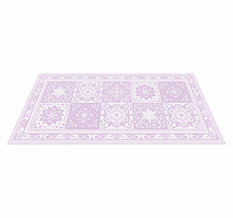 vinylový koberec do kúpelne elegancia mandaly - Tenstickers