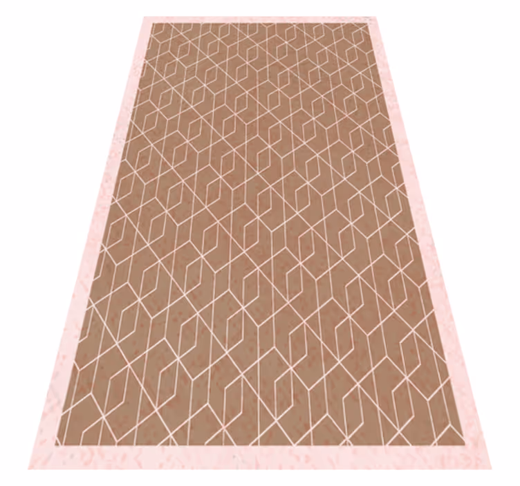 Biele diamanty 3d vinylový koberec - Tenstickers