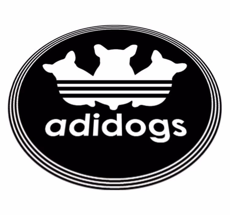 Vinylový koberec adidogs funny animal - Tenstickers