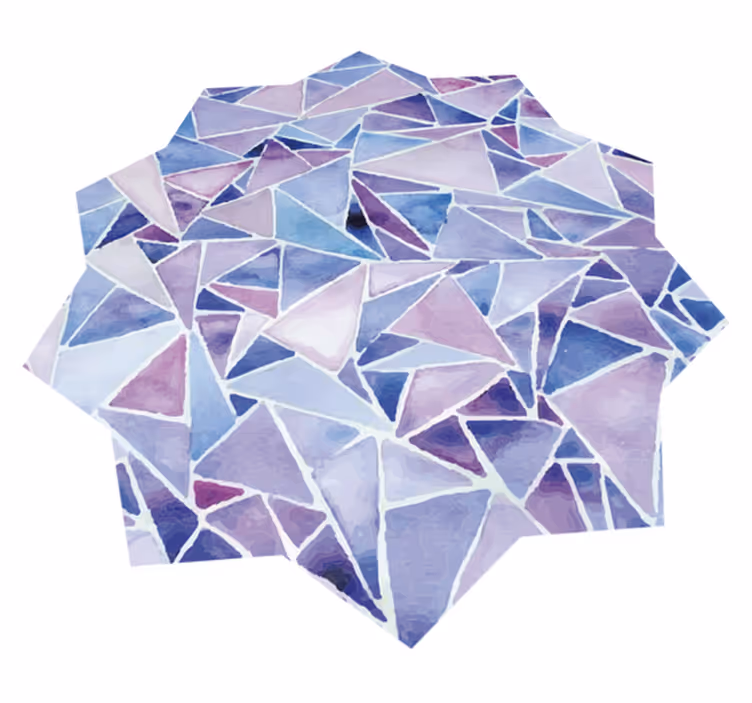 mozaika vinylový koberec moderné geometrické usporiadanie - Tenstickers