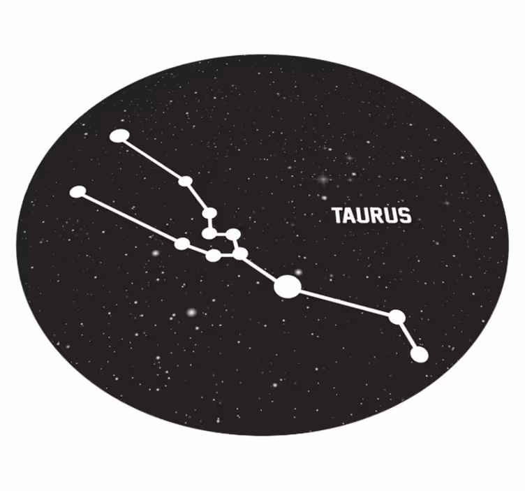 Znamenie zverokruhu taurus moderný koberec - Tenstickers