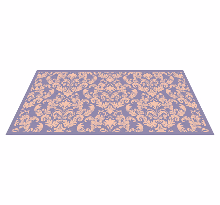 Elegantné ozdoby ľahký vintage vinylový koberec - Tenstickers