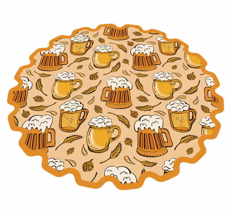 Pivo moderný koberec vinylový koberec - Tenstickers