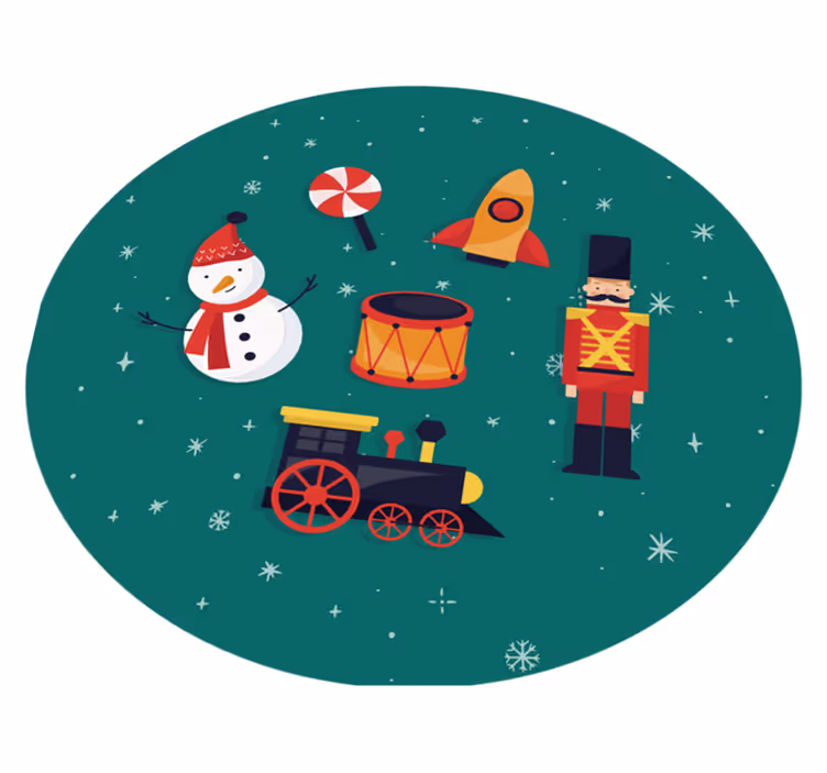 Vianočné hračky rohož na vianočný stromček - Tenstickers