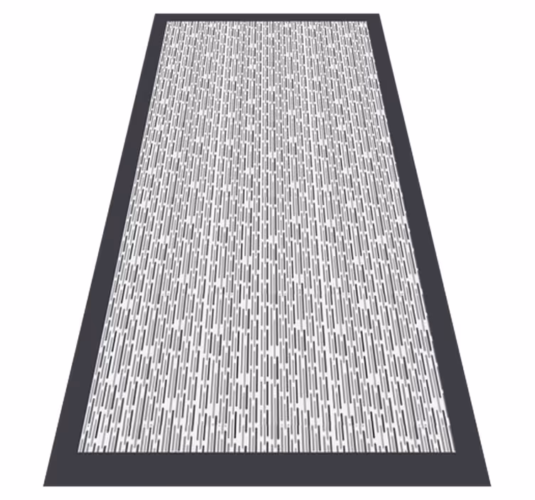 Vinylový koberec s geometrickými tvarmi monochromatický - Tenstickers