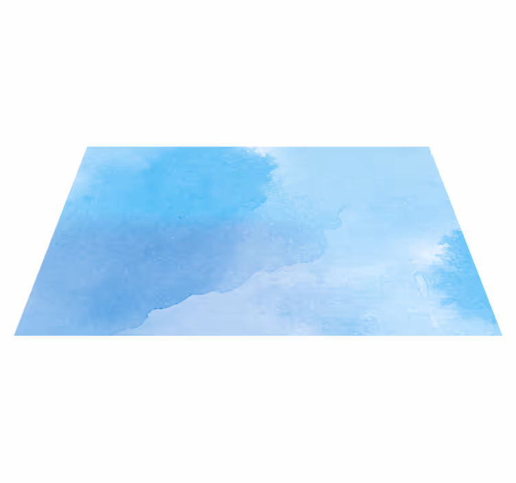 vzorovaný vinylový koberec aqua ombre - Tenstickers
