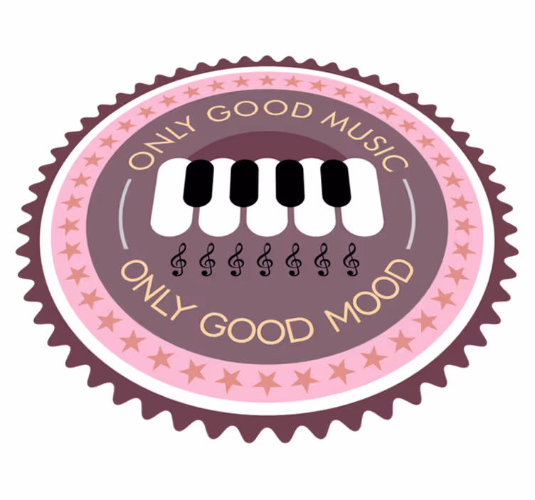 Veľký klavírny moderný koberec do obývacej izby - Tenstickers