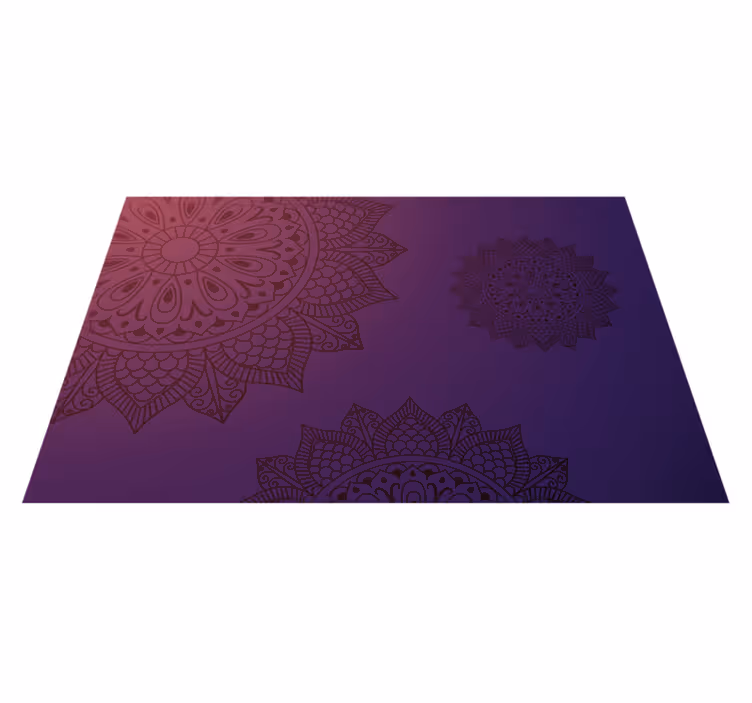 vinylový koberec mandala koberec so vzorom mandaly - Tenstickers