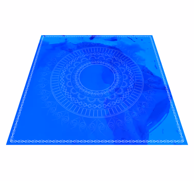 vinylový koberec mandala kruh meditácie mandaly - Tenstickers