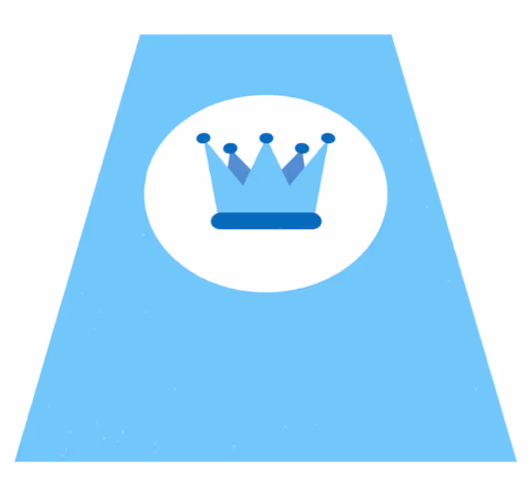 vinylový koberec pre bábätko znak kráľovskej koruny - Tenstickers