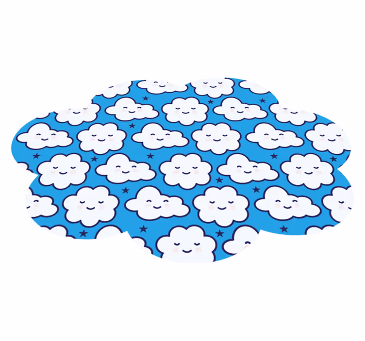 vinylový koberec pre bábätko zamračená snová krajina - Tenstickers