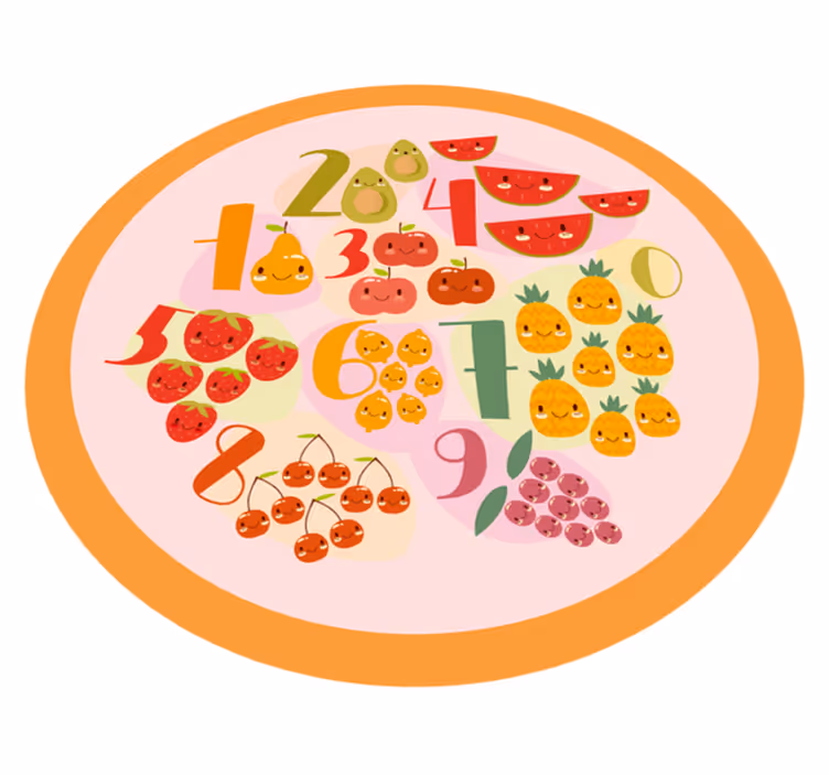 Náučné čísla ciest cestný koberec - Tenstickers