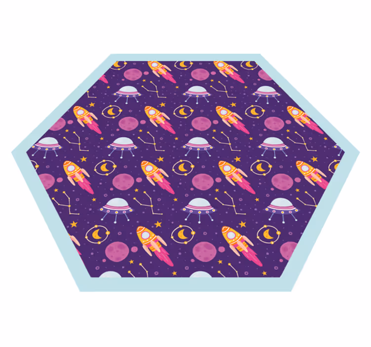 Vinylový koberec star doodles star - Tenstickers