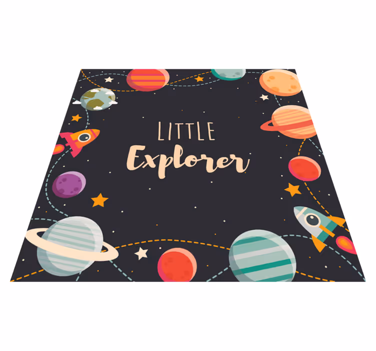 rôzne vinylové koberce pre deti malý prieskumník - Tenstickers