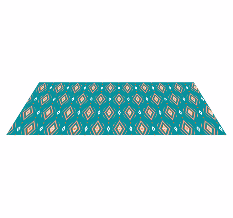 Abstraktné farebné diamanty geometrické koberce - Tenstickers