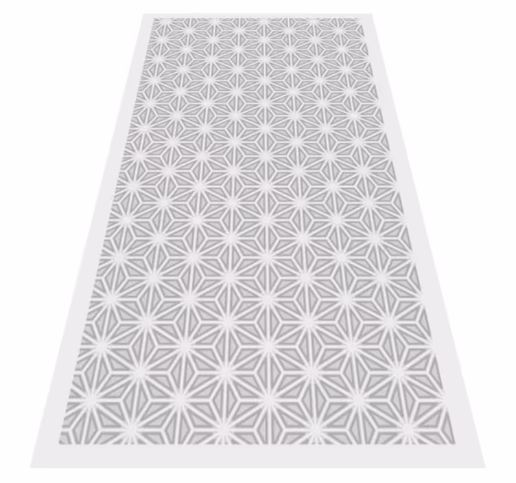 Vinylový koberec s geometrickými tvarmi akcenty - Tenstickers