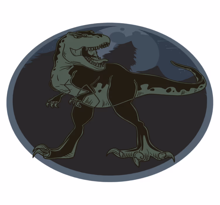 vinylové koberce zvieratá ilustrácia dinosaura - Tenstickers