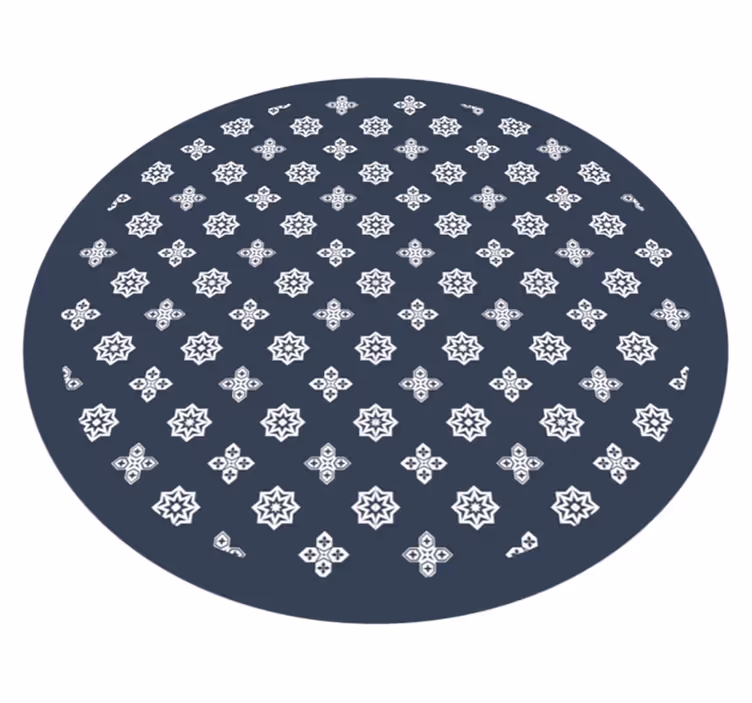Kabala tmavý moderný vinylový koberec - Tenstickers