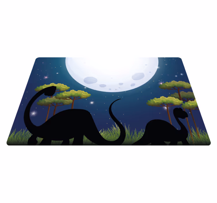 rôzne vinylové koberce pre deti safari dobrodružný okruh - Tenstickers