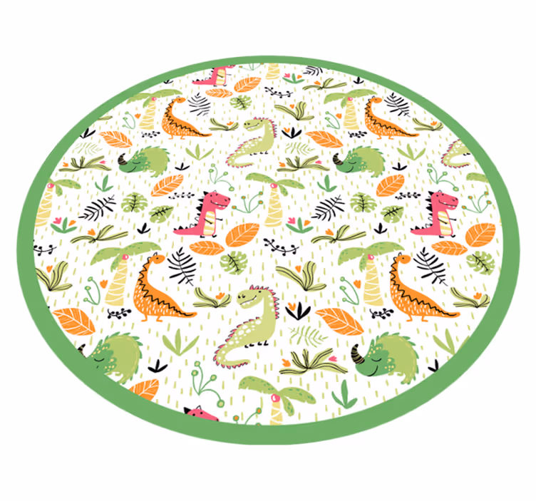 Dinosaurus a iné zvieratá so zvieracím kobercom - Tenstickers
