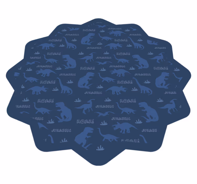 rôzne vinylové koberce pre deti obrysy dinosaura - Tenstickers