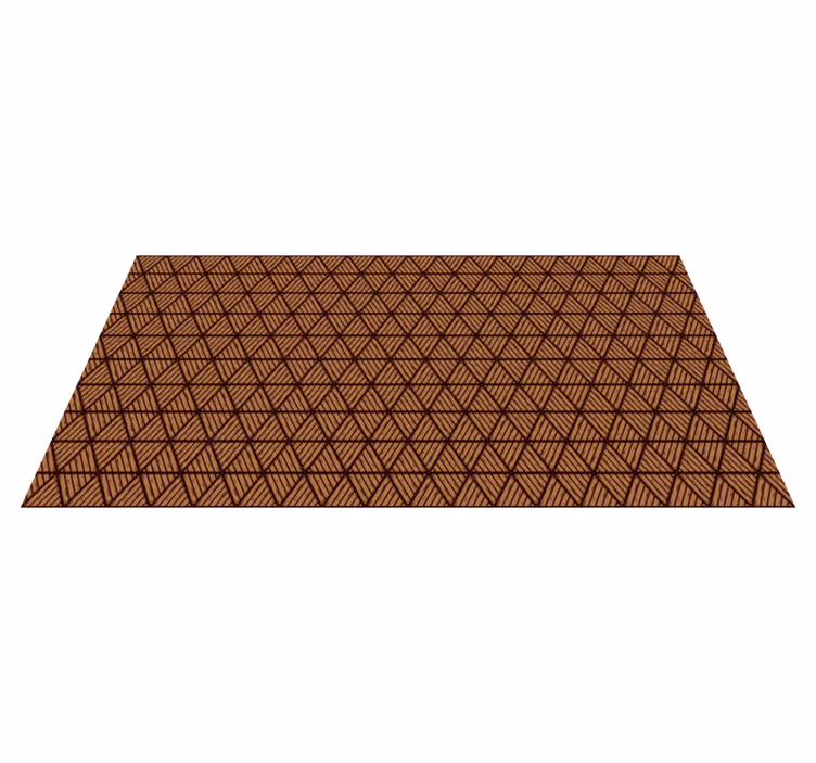 Chodby na chodbe geometrické drevené trojuholníky - Tenstickers