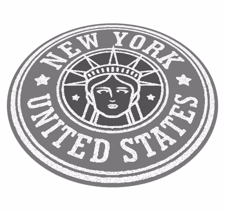 New york pečiatka vinobranie koberec - Tenstickers
