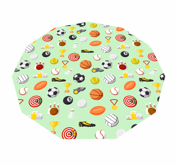 Detský športový loptičku s vinylovým kobercom - Tenstickers