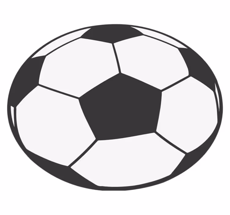 Detský vinylový koberec s futbalovou loptou - Tenstickers