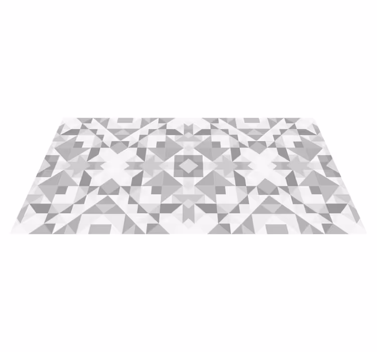 vinylový koberec s geometrickýmy tvarmi geometrický abstrakt - Tenstickers
