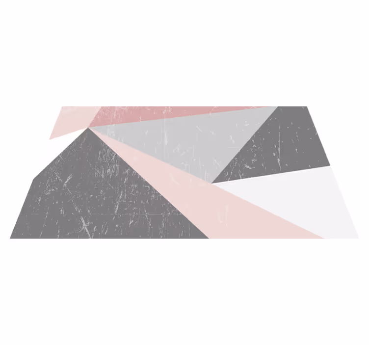 Vinylový koberec s geometrickými tvarmi prekrývajúci sa - Tenstickers
