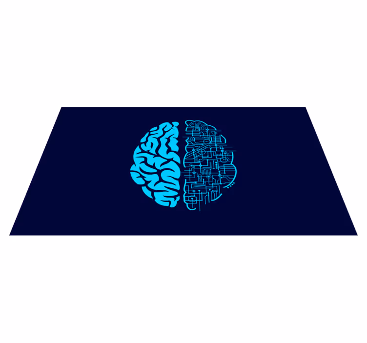 moderný vinylový koberec cerebrálny kontrast - Tenstickers