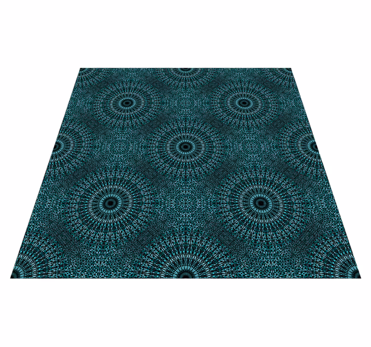 vinylový koberec mandala vyžarovanie mandaly - Tenstickers