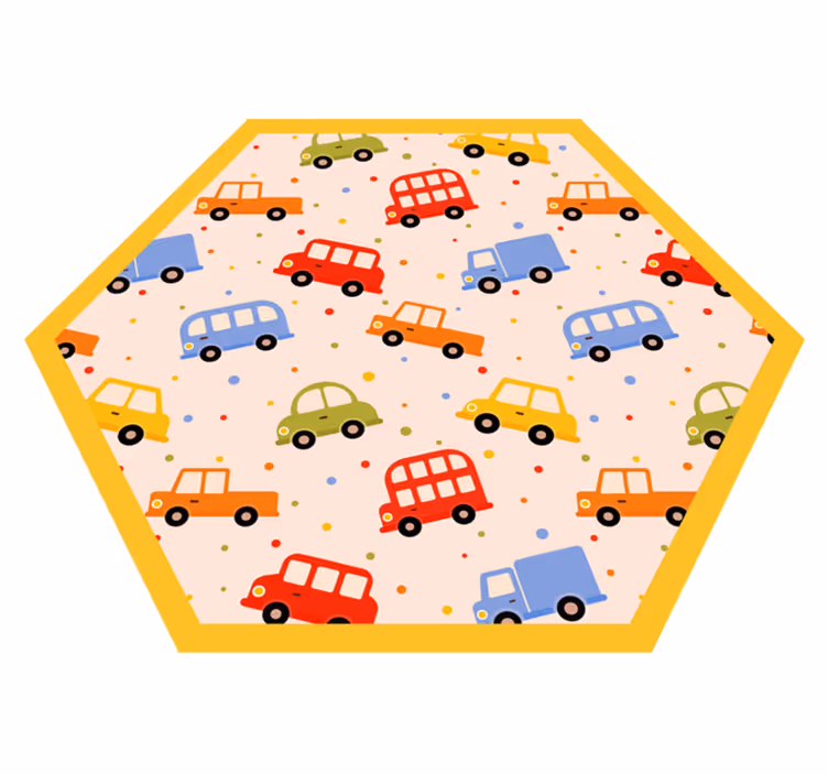 rôzne vinylové koberce pre deti hravá doprava - Tenstickers