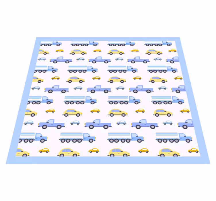 detský vinylový koberec hravá dopravná téma - Tenstickers